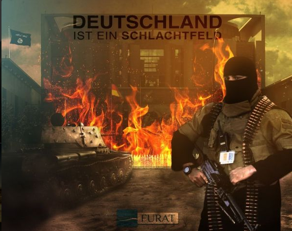 IS-Propagandavideo zeigt brennendes Kanzleramt