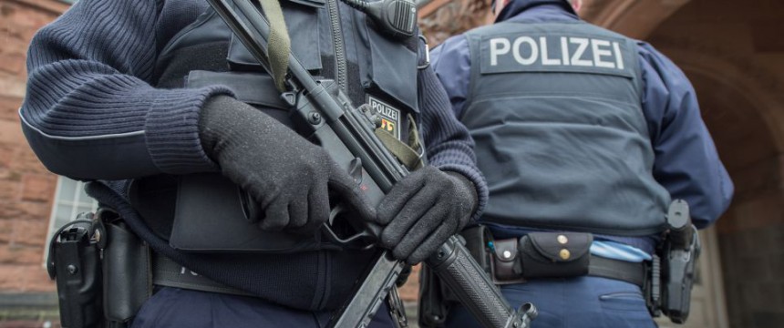 Bundespolizisten auf Patrouillie (hier am Hauptbahnhof in Gießen) Foto: picture alliance / dpa