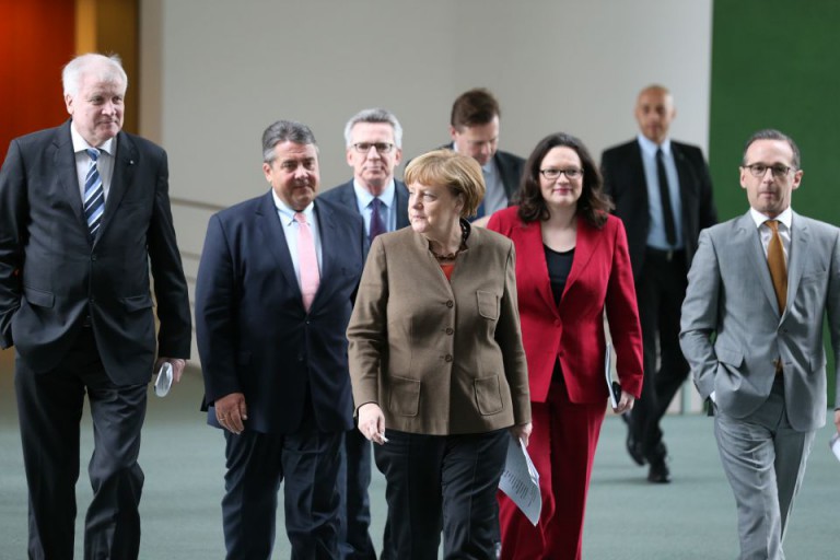 Die Spitzen von Union und SPD