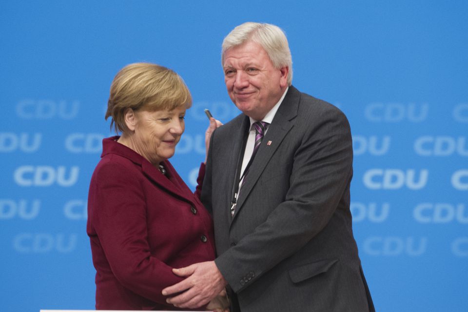 Angela Merkel und Volker Bouffier