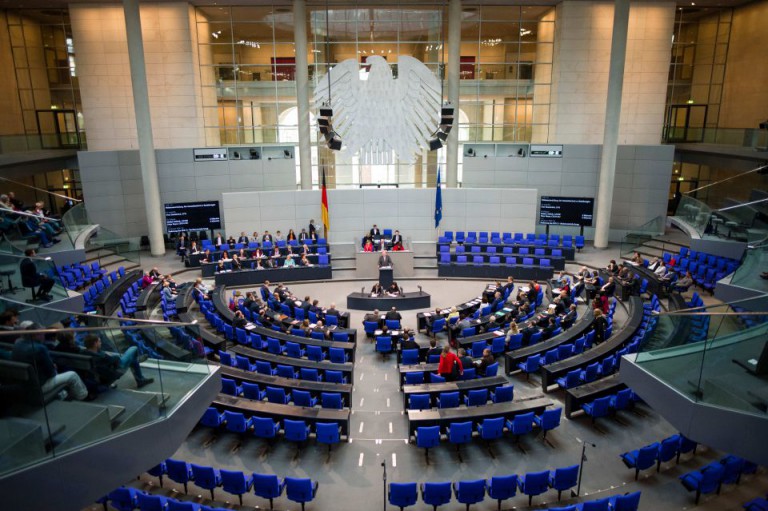 Plenaarsaal des Reichstags