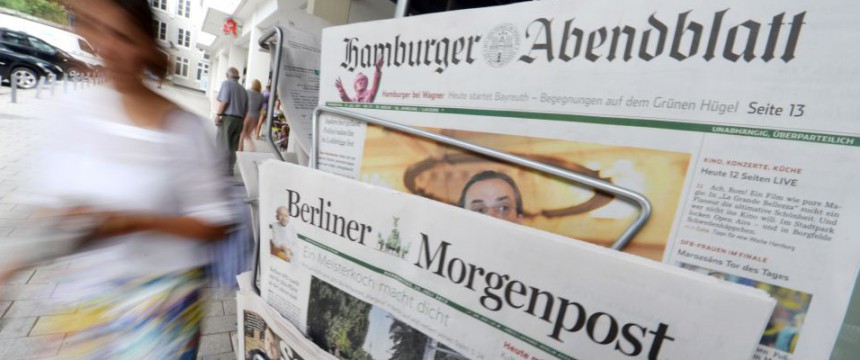 Zeitungsständer: Regionalzeitungen laufen Leser davon Foto: picture alliance/dpa