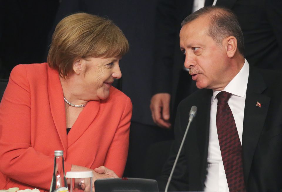 Angela Merkel und Erdogan