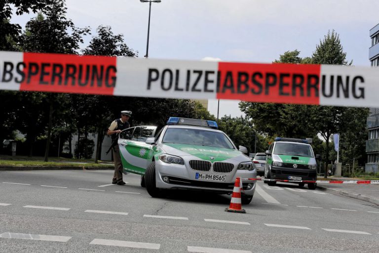 Polizeiabsperrung in München