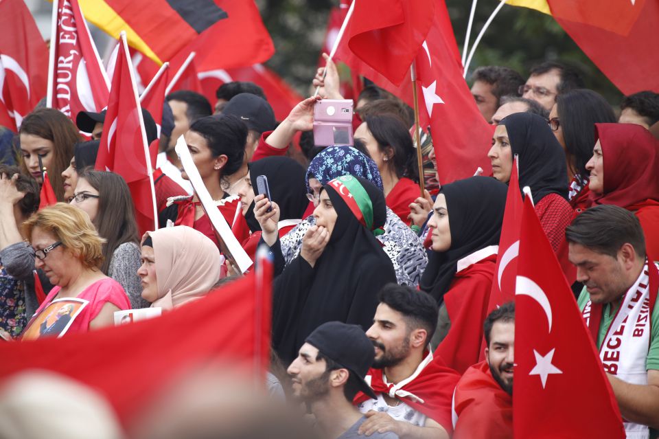 Erdogan-Demonstration in Köln
