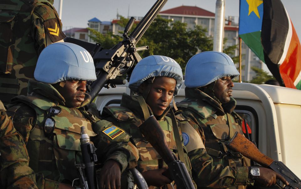 UN-Soldaten in Südsudan