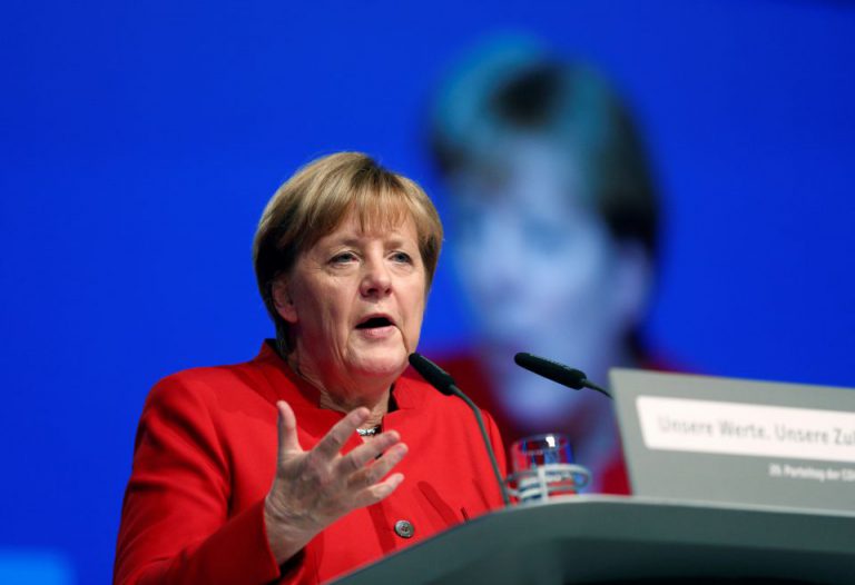 Angela Merkel auf dem Bundesparteitag