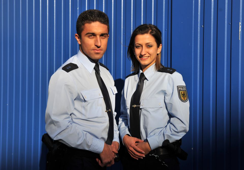 Polizisten mit Migrationshintergrund