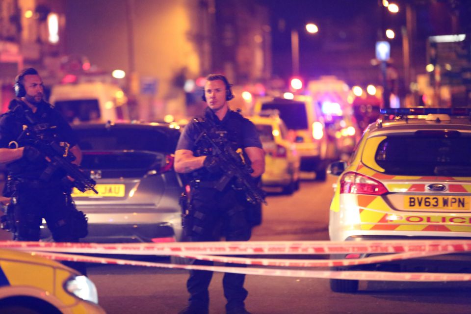 Polizei sichert Tatort in London