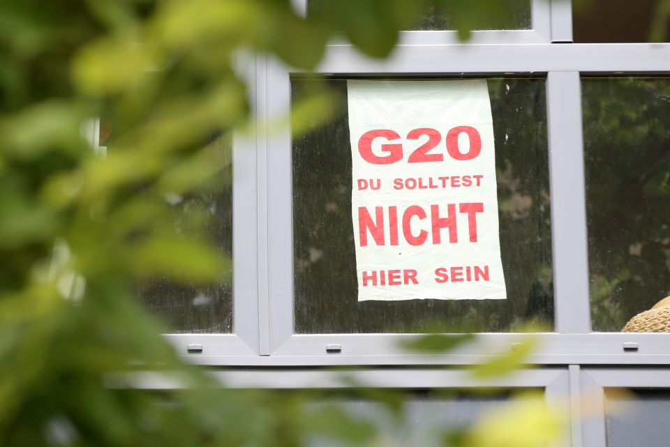 Anti-G20-Plakat