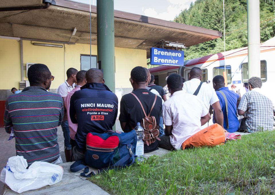 Flüchtlinge am Brenner