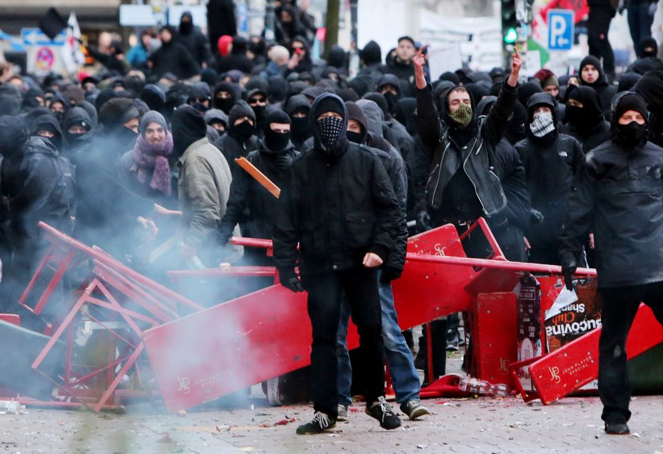 Linksextremisten in Hamburg