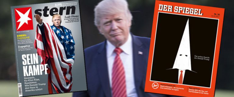 Titelbilder mit Donald Trump