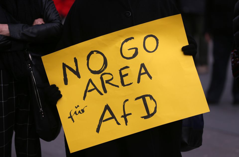 Anti-AfD-Plakat