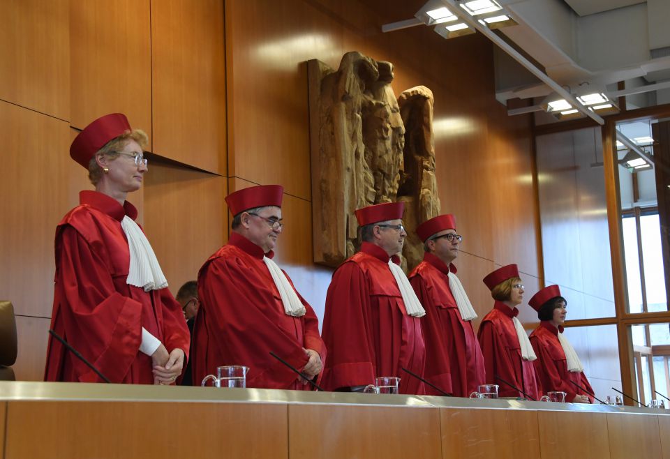 Richter des Bundesverfassungsgerichts in Karlsruhe