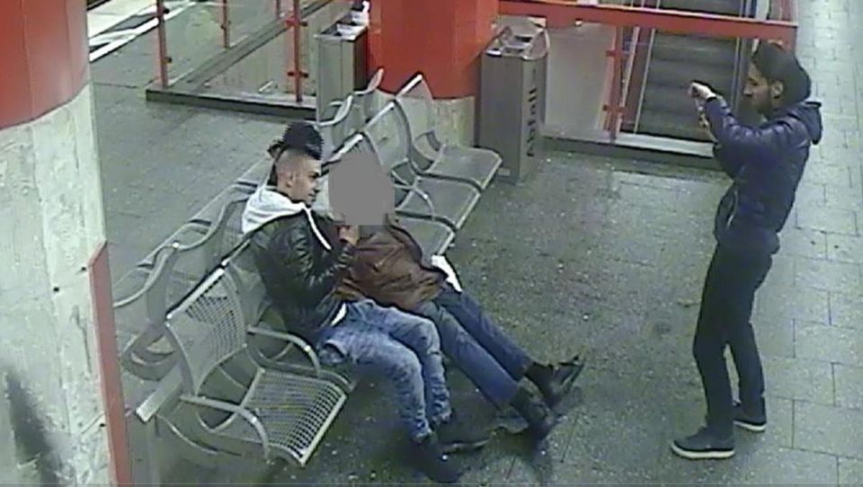 Videobilder aus dem Münchner Hauptbahnhof