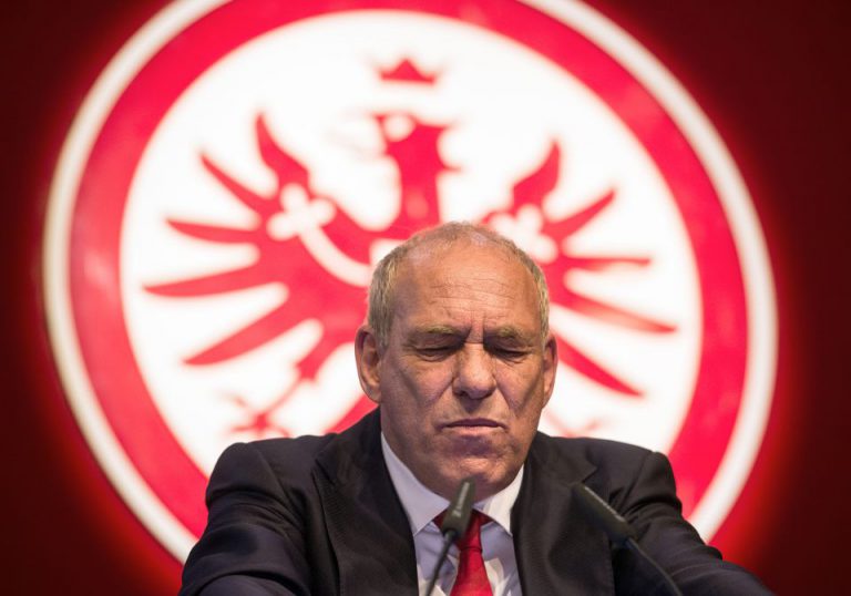 Der Präsident von Eintracht Frankfurt, Peter Fischer