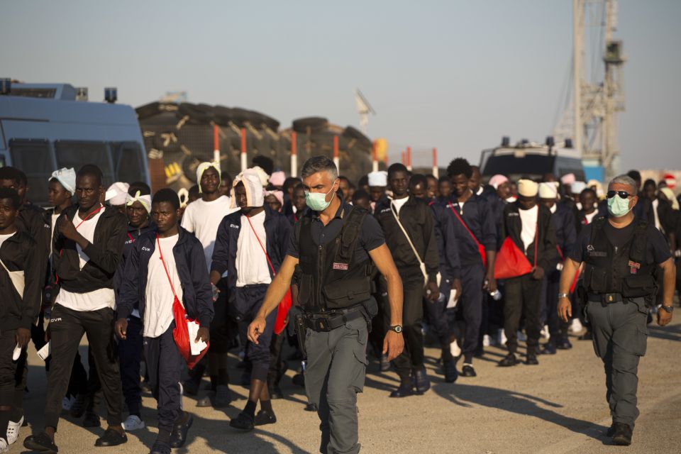 Relocation-Center in Italien