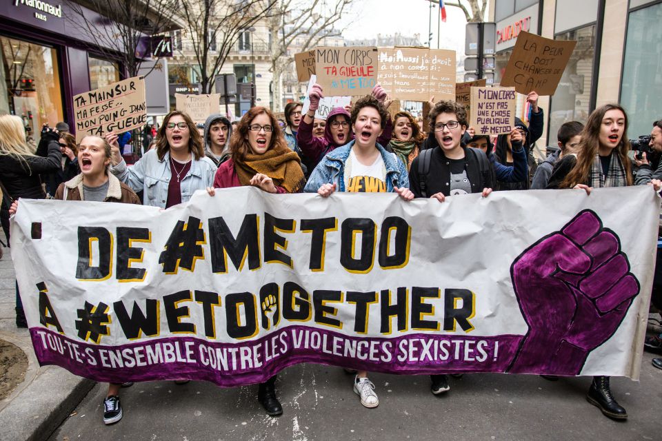 Demo gegen Sexismus in Paris
