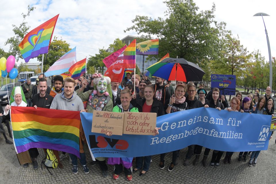 Demonstration von Homo-Vereinen