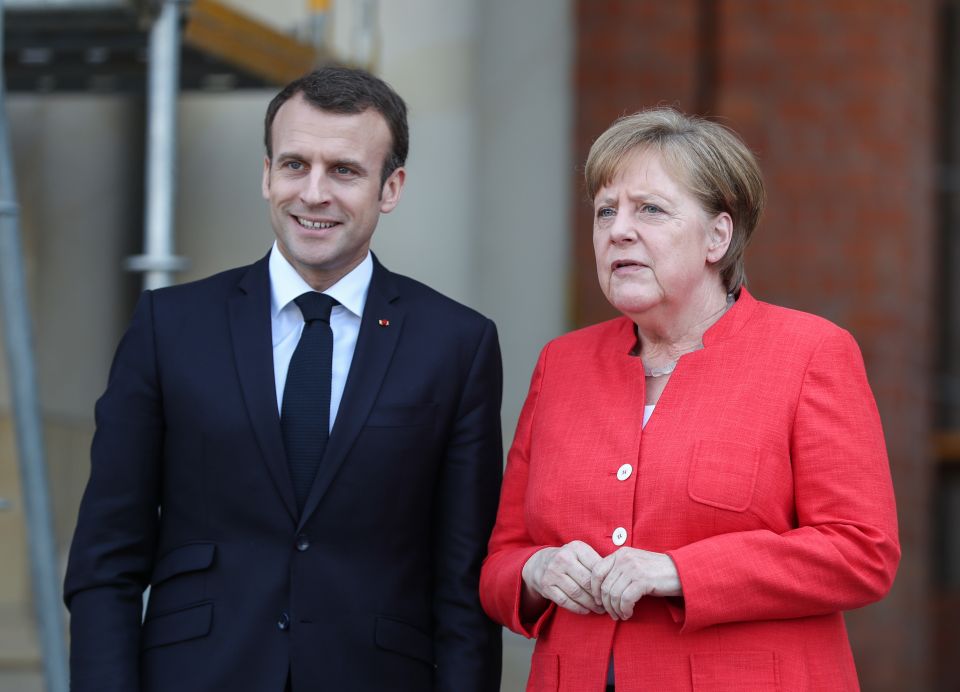 Emmanuel Macron und Angela Merkel