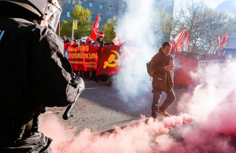 1.-Mai-Kundgebung in Hamburg