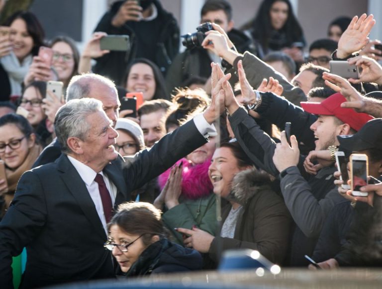 Ex-Bundespräsident Gauck in Offenbach