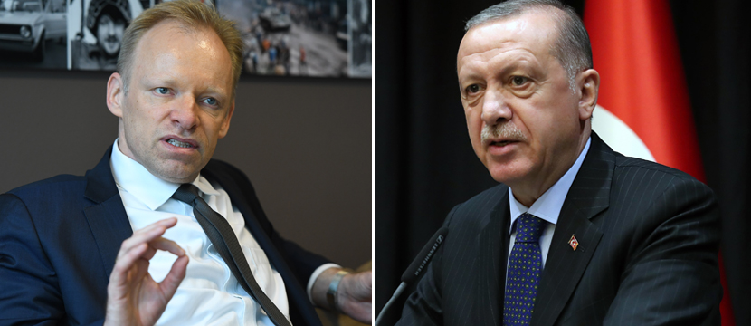 Clemens Fuest und Recep Tayyip Erdogan