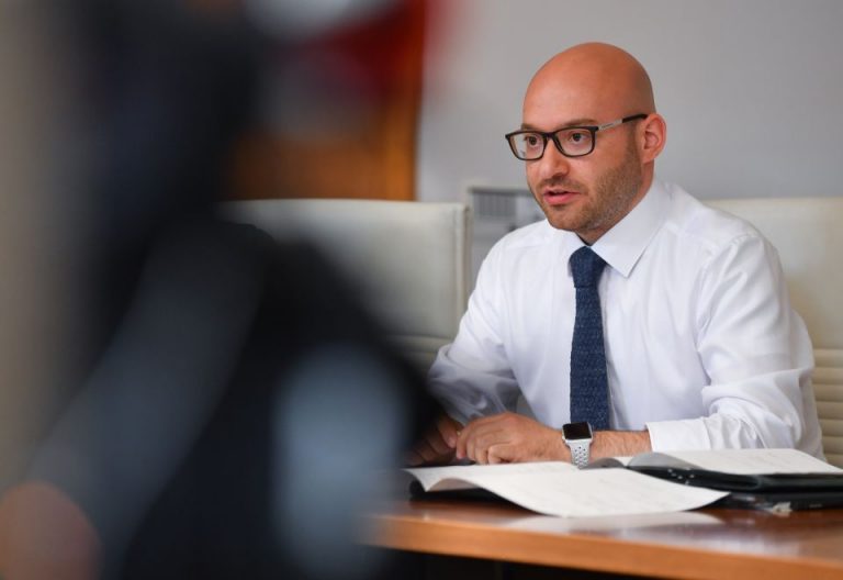 Frankfurts Oberbürgermeister René Wilke (Linke)