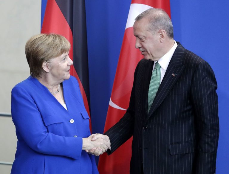 Erdogan, Merkel