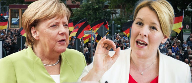 Angela Merkel und Franziska Giffey