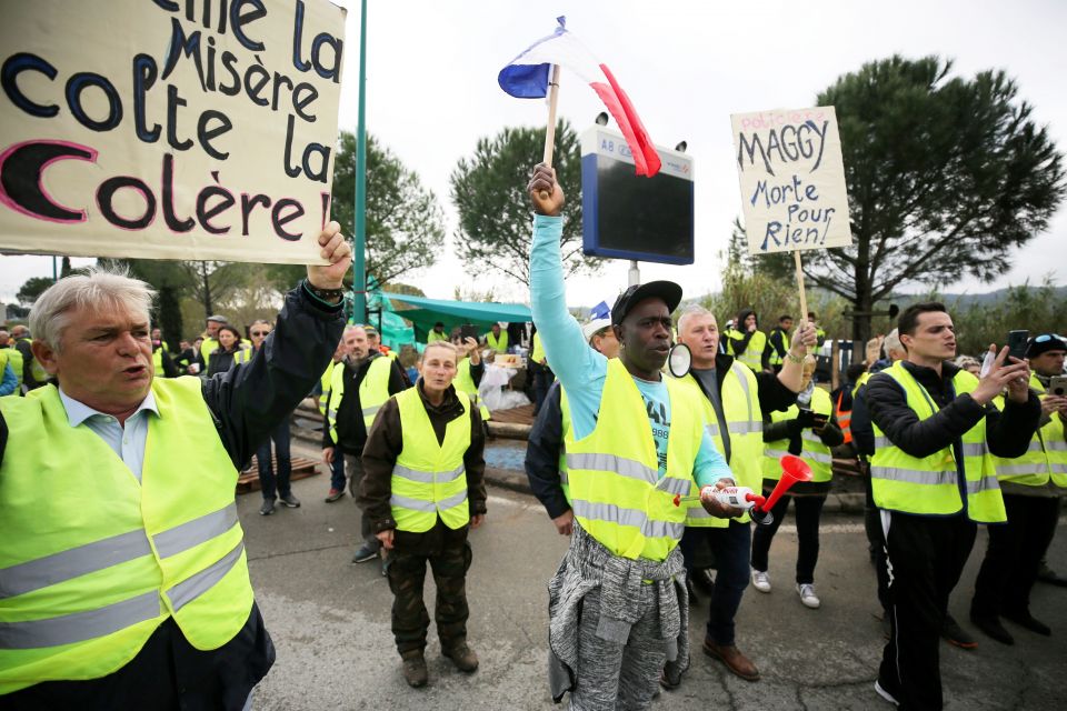 Gelbwesten-Protest