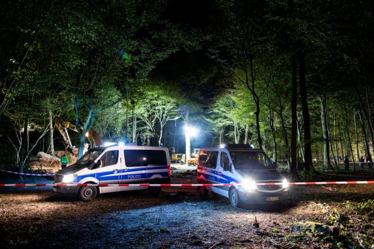 Polizei im Hambacher Forst