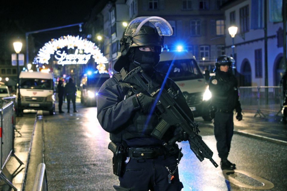 Polizei in Straßburg