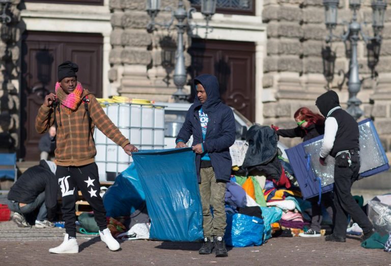 Asylsuchende in Dresden