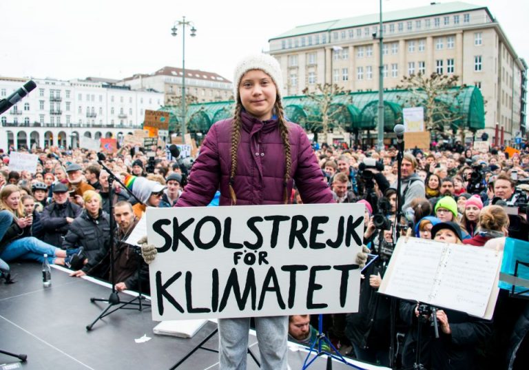 Greta Thunberg in Hamburg