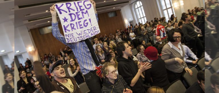 Linksgerichtete Studenten