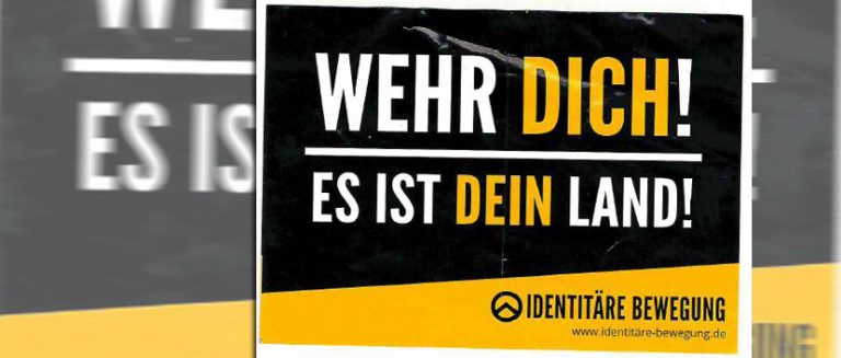 Identitären-Aufkleber