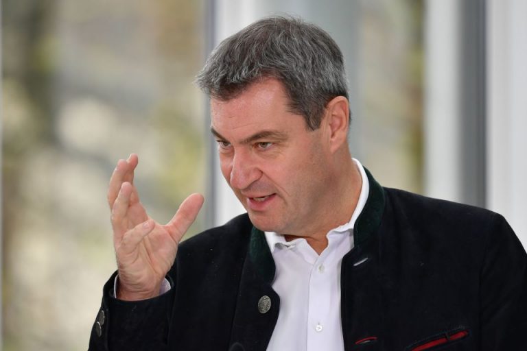 CSU-Chef Markus Söder: Er fordert, die „Querdenken-Bewegung" vom Verfassungsschutz utner die Lupe nehmen zu lassen