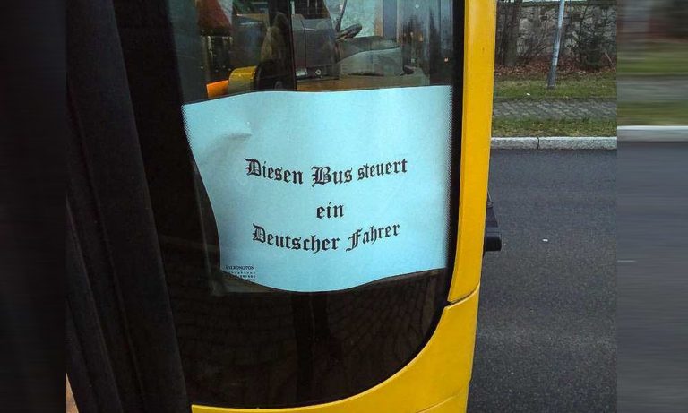 Busfahrer in Dresden