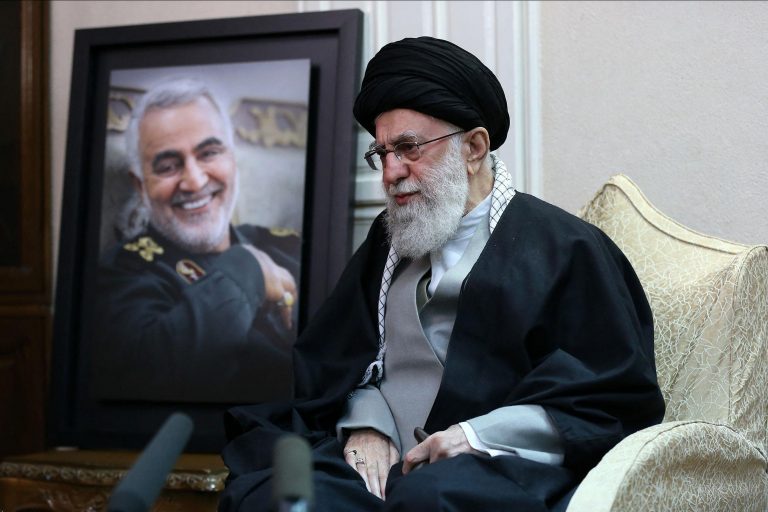 Supreme Leader Khamenei Visits the Soleimani Family