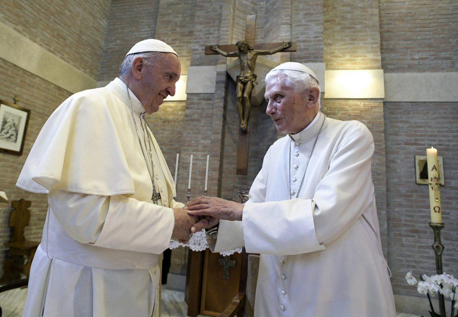 Pope Emeritus Benedict XVI, Pope Francis