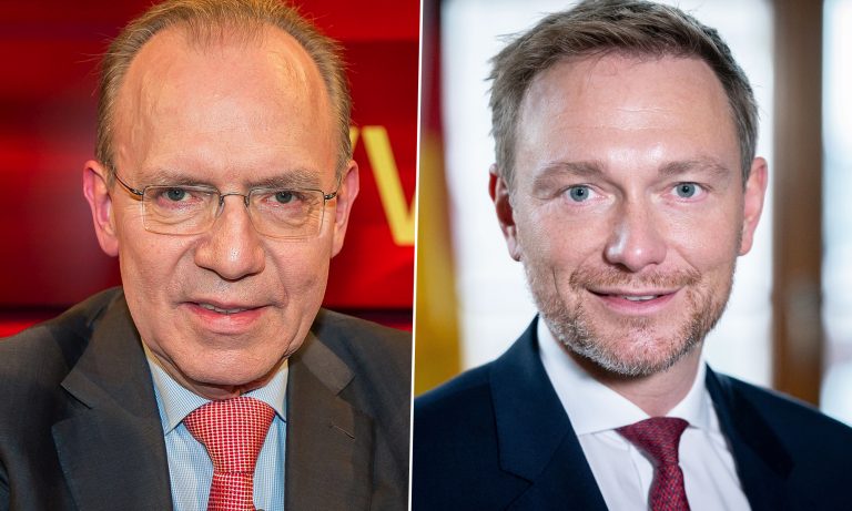 Christian Lindner (r.) und  Florian Gerster