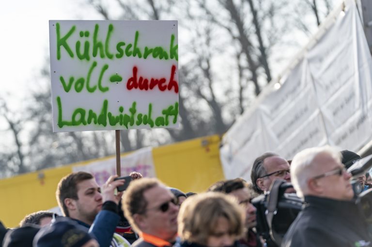 Bauernproteste in Nürnberg