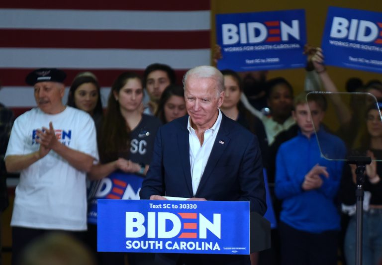 Joe Biden Campaigns in Charleston, US - 24 Feb 2020