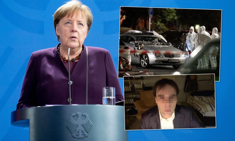 Angela Merkel (CDU), Tatort und mutmaßlicher Täter von Hanau