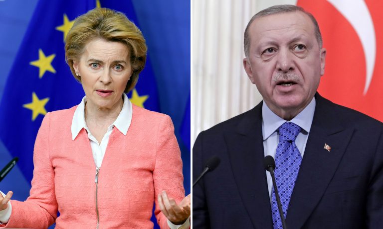 Ursula von der Leyen, Recep Tayyip Erdogahn