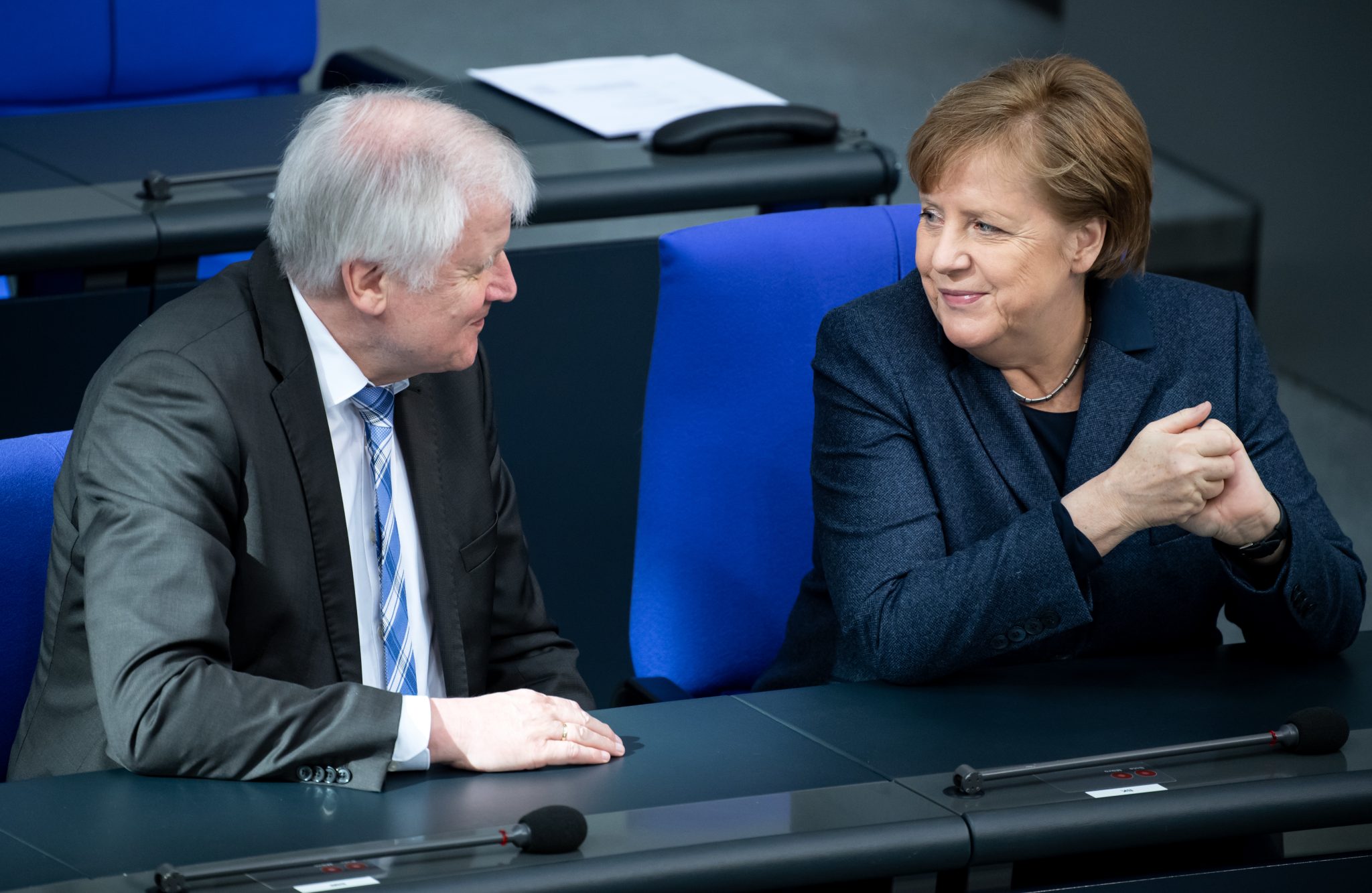 Horst Seehofer (CSU) und Angela Merkel (CDU)