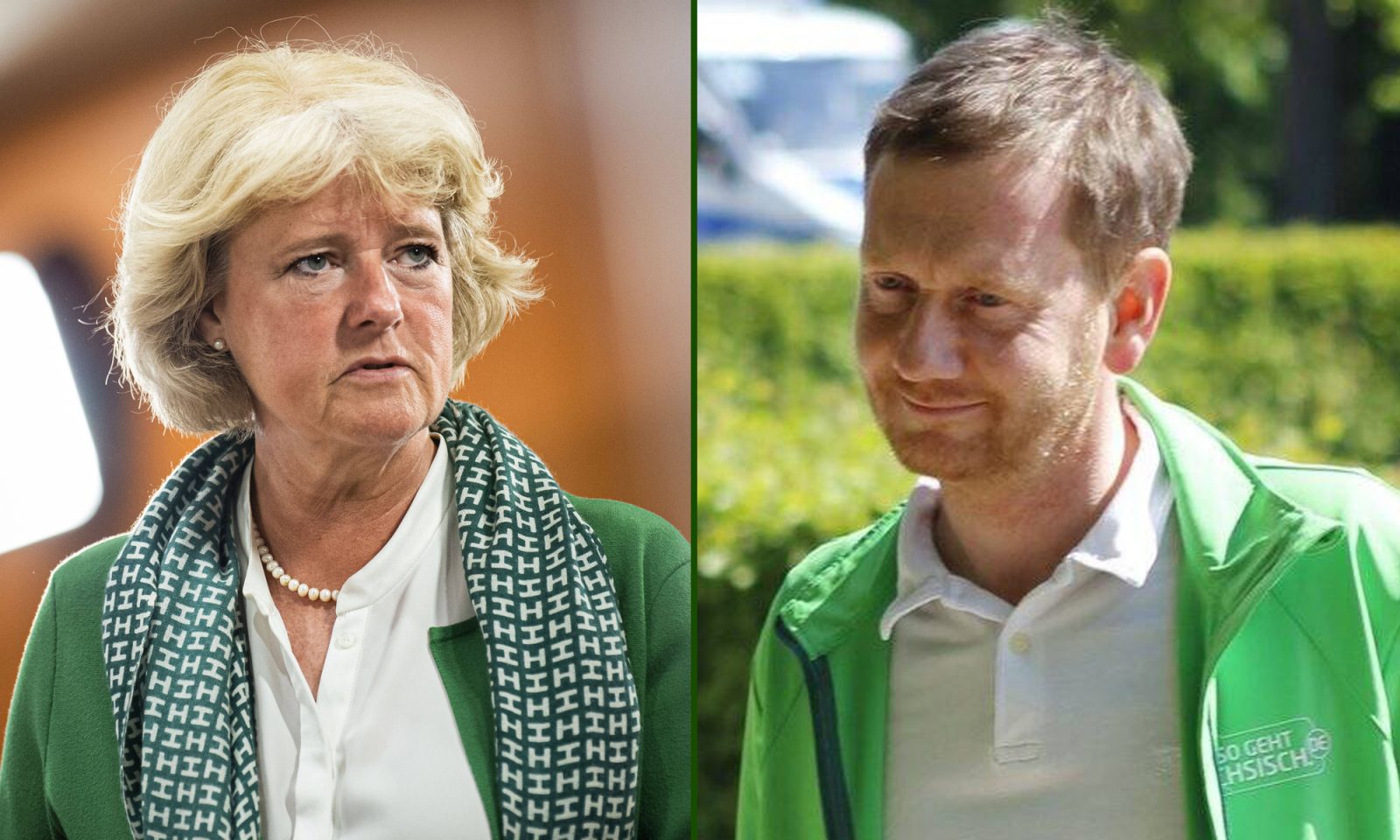 Monika Grütters und Michael Kretschmer (beide CDU)