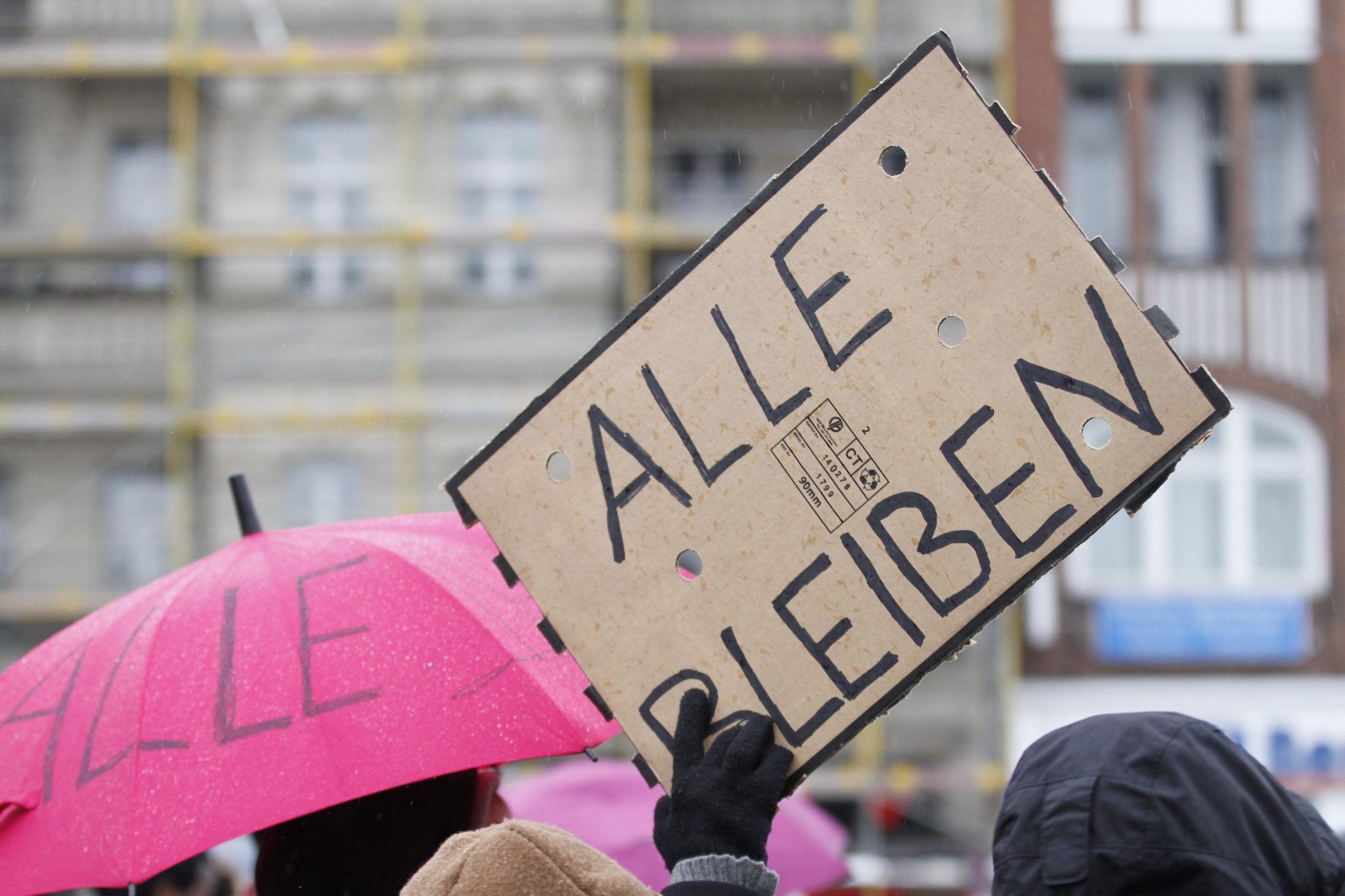 Proteste gegen die Abschiebung von Asylbewerbern (Archivbild) Foto: picture alliance/ZUMA Press
